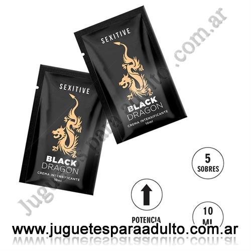 Aceites y lubricantes, Lubricantes miss v, Pack 5 unidades crema black dragon 10ml